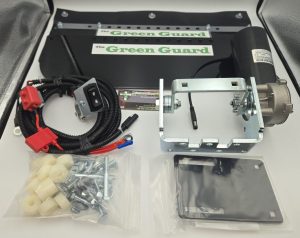 The Green Guard TWO GUARD PACK 'SLIM [HD2M-B]' - Complete Installation Kit w/Rubber & Aluminum Guard
