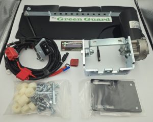 The Green Guard 'SLIM [HD2M-B]' - Complete Installation Kit w/Black Aluminum Guard