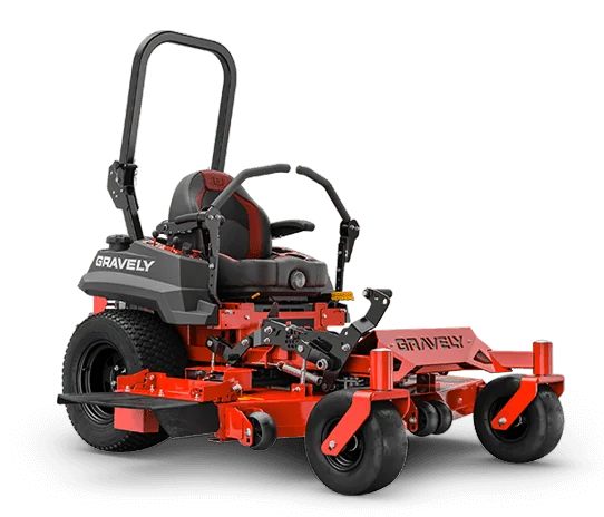 Gravely Pro-Turn® 160 Kawasaki® zero-turn mower with X-Factor® II deck, CBT belt system, and full-suspension seat for commercial-grade performance
