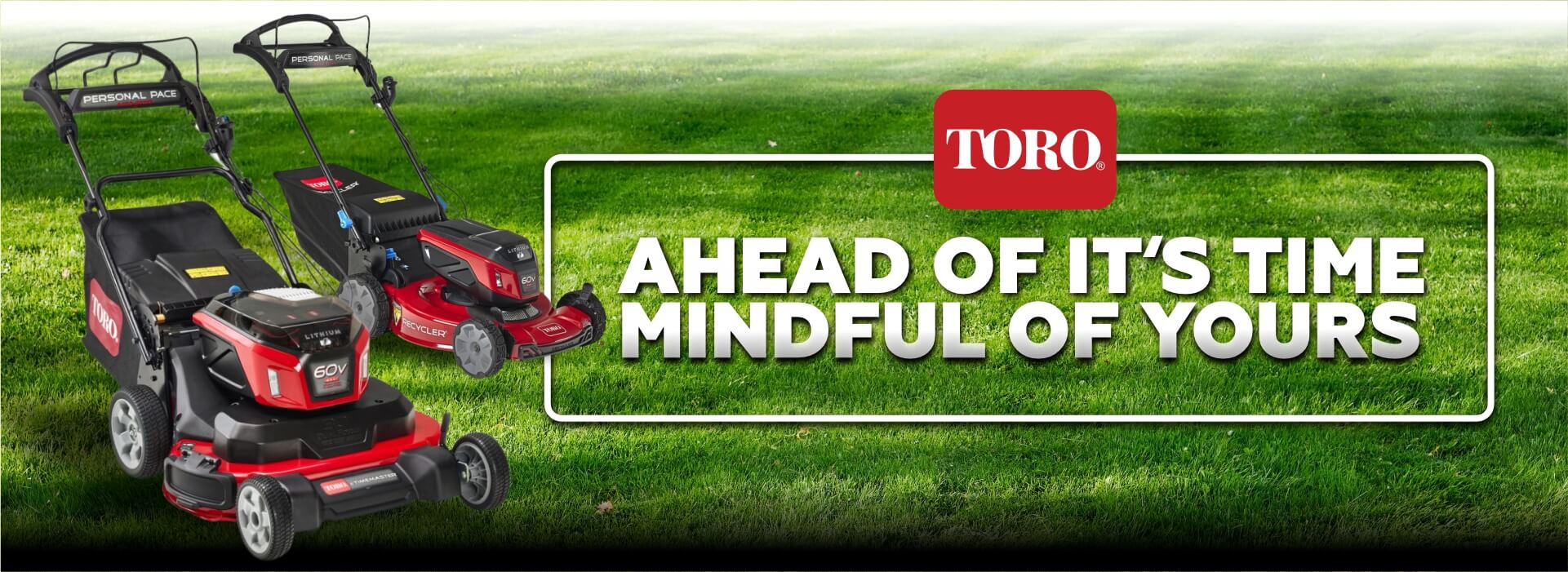 Toro battery powered push mower